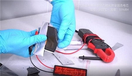 馬車動力發布 Ah 級硫化物全固態電芯